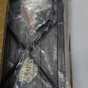 Giikin Kitchen Counter Shelf, 2 Tier Kitchen Spice Rack Organizer for Countertop, Wood Coffee Bar Organizer for Home (Black, S)