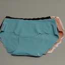 Adorel Teen Girls Seamless Underwear No Show Panties Tagless Pack of 6 (11-12 Years, Dark Multicolor)