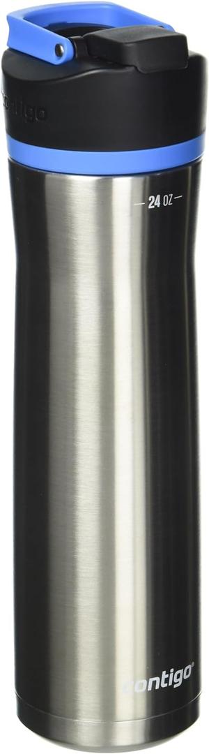 Contigo Cortland Chill 2.0 Stainless Steel Water Bottle with AUTOSEAL Lid 24 oz (24oz (Single Pack))