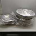 17" Wheel Simulators, 304 Polished Stainless Steel Simulator Kit, 2 Front and 2 Rear Wheel Covers, 8 Lug 4 Hand Hole, with Bolt Kit Fit for Ford F350 Trucks(2005-2021) (17IN)