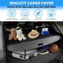 MIALUTY® Cargo Cover for 2020-2026 Mercedes Benz GLE350 GLE450 Retractable Trunk Cover GLE Accessories Anti-Peeping Anti-Theft Privacy Screen,Trunk Luggage Shield Shade Carbon Fiber Texture
