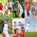 Soneven Youth Boys' Golf Shirt Performance Polo Kids Henley Button Down Athletic School Uniform Summer Short Sleeve Tops Tees (White, S)