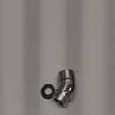 135 Degree Elbow Shower Head Adapter All Metal Handheld Shower Head Elbow Adapter Shower Arm Angle Adapter Shower Arm Extension 45 Shower adapter For Shower Heads Extension Pipe (135, Chrome)