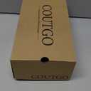 Coutgo Womens Slingback Stiletto High Heels Closed Pointed Toe Pumps D’Orsay Sexy Office Dress Shoes, Navy, Size 8.5