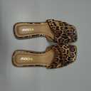 Soda Women Slip-On Sandals H-Band Flip-Flops Slides Square KNIT Leopard Cheetah 10