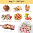 Moretoes 30pcs White Cookie Boxes with Window, 6x6x3 Inches, Bakery Boxes for Cookies, Pastry,Strawberries, Small Pie, Macarons