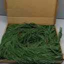 CLEANGOR 2Pcs 6FT Norfolk Pine Garlands Realistic, Real Touch Winter Xmas Garland, Christmas Decorations Indoor Outdoor, Artificial Holiday Decor Faux Greenery for Mantle, Fireplace, Table