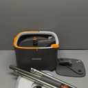 Mop and Bucket Set, Spin Mop with Separate Dirty Water System, Deep-Cleaning Mops for Floors, Versatile Mops for Walls (8 Pad)