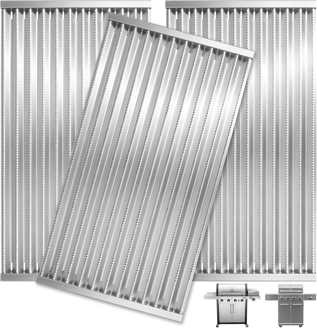 463257520 17 inch Emitter Plates for Charbroil Tru-Infrared 4-Burner G533-2200-W1 463276016 463242716 466242715 466242815 463242715 463255020 466242716 Commercial Series Grill Infrared Emitter Grates