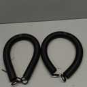 Pair of 160 lbs Heavy Duty Garage Door Extension Springs Stretch Spring,High Precision Electrophoresis Black Coated for Corrosion Resistance,MIN 18000 Cycles for 7ft Garage Door Springs Replacement