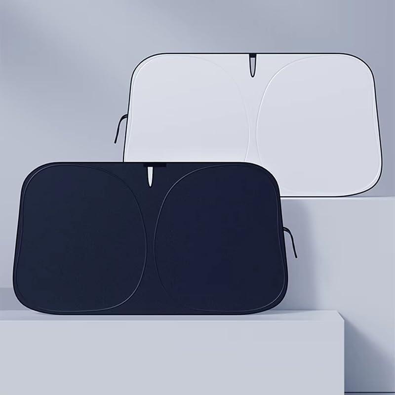 Car Windshield Sun Shade for Honda Civic Type R 2001-2005, Front Window Sunshade Foldable UV & Heat Shield Blocks 99% Rays Automotive Sun Protection Accessories,140 * 70 CM