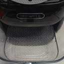 BOSWELL Glass Air Fryer, 7.5QT with Transparent Fry Bowl, Circulating Heating, Temperature Control, Air Fryer Roast, Dishwasher Safe (Black)