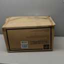 Furhaven 36" Round Calming Donut Dog Bed for Large/Medium Dogs, Refillable w/ Removable Washable Cover, For Dogs Up to 75 lbs - Shaggy Plush Long Faux Fur Donut Bed - Gray, Large