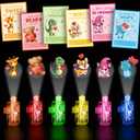 2 x M AMFEOV 36 Pcs Valentines Day Gifts for Kids, Valentines Day Cards School Classroom with Finger Lights