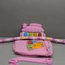 Baby Play Mat for Babies 0-6 Months,Piano Tummy Time Activity Mat with Music,Play Mat for Babies with 5 Linkable Toys Pink-21