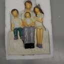 XMGZQ Family of 4 Figurines,Personalized Mothers Ideas,Mom Dad Son Daughter Statue,Mother and Baby Figurine,Parents and Kids,Birthday for Wife from Husband