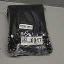 Disolla Small Bathroom Rug 20x30 Non Slip Black Fluffy Bath Mat for Bathroom Floor Washable Plush Luxury Bath Rug for Tub Soft Shaggy Shower Mat