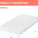 FDW | 5 Inch Full Mattress | Medium Firm | Gel Memory Foam Mattress | White | Bed in a Box, CertiPUR-US Certified | Pressure Relief, Cooling Ventilated Foam | Washable Removable Cover