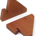 Wood Mini Place Card Holder 2.36X3 Inch for Sign Holder Chalkboard Bar/Coffee Menu Message Board Display, Table Number Food Label Stand