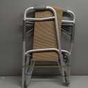 Drive Medical Two-Button Folding Walker w/ Wheels - Lightweight Rolling Mobility Support - Desk Arms - Adjustable Height - Dual Push-Button Operation - 5 Inch Front Wheels - Durable Aluminum - Silver