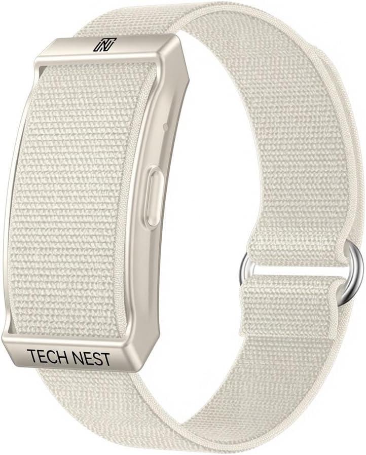 Screenless Health Fitness Tracker for Men Women Activity Watch 24/7 Heart Rate Blood Pressure Sleep HRV Monitor Step Counter Smart Bracelet No Screen Long Battery Life, One Size
