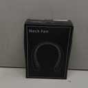 KIDEE Neck Fan, Portable Bladeless Neck Fans, Upgrade 360 Airflow, Super Quiet, 3 Speeds, 4000mAh Personal Wearable Neck Fan, Upgraded Cooling Air Volume USB Rechargeable Hands Free Fan (Dark-black)