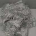 ORINOVA Light Gray Washable Fuzzy Fur Runner Rugs for Living Room Nursery Rugs for Bedroom Faux Sheepskin Shag Rug 2x6 Teen Room Dcor (Silver Grey)