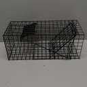 Live Squirrel Trap Heavy Duty Humane Animal Cage Trap (No Assembly Required) (Black)