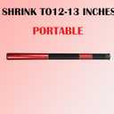 Telescopic Tenkara Rod in 4.9ft/8.8ft/11.8ft-Ultralight Travel Fishing Rods-Portable Collapsible Bass Crappie Rod-Retractable Fishing Pole -Tenkara Fishing Rod