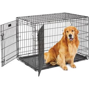 LifeStages by MidWest 42-Inch Double Door Crate, Large Breeds, 71-90 lbs