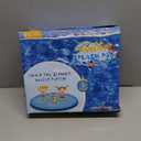 Raxurt Splash Sprinkler Pad for Dogs Kids, 97 Inch Anti-Slip Thickened Dog Pool Durable Upgrade Bath Pool Pet Summer Outdoor Water Toys, Blue