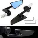 XINGWU Motorcycle Bar End Mirrors Universal 7/8" 22mm Handlebar Mirror CNC Aluminum for Ninja Z900 Honda Grom Yamaha Suzuki Ducati Cruiser Most Motorcycle Scooter Sports Bike
