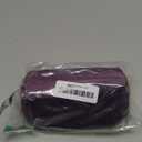 Velvet Bangle & Bracelet Organizers and Storage Small Jewelry Travel Organizer Roll, Compact Jewelry Case for Bangles, Bracelets, Watches(Dark Purple)