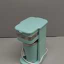 Elite Gourmet EHC113M Personal Single-Serve Compact Coffee Maker Brewer Includes 14Oz. Stainless Steel Interior Thermal Travel Mug, Compatible with Coffee Grounds, Reusable Filter, Mint