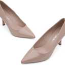 Herstyle Pointed Toe Pumps for Women, Closed Toe 3 Inch Stiletto High Heels, Comfortable Work Office Dress Shoes, Classic Pumps for Wedding, Party, Size 6