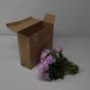 Jexine 50 Pcs Artificial Rose Flower Realistic Silk Roses with Stem Bouquet of Flower Plastic Flower Real Looking Fake Rose for Home Wedding Centerpieces Party Decoration (Light Purple)