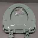 Bemis Classic Colors Slow Close Toilet Seat, Easy Clean Hinges and Durable Plastic Seat, Made in USA, Elongated, Seafoam