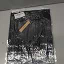 Womens Short Sleeve T Shirts Pleated Dressy Casual Crewneck Loose Fit Tee Trendy Summer Tops Blouses 2025 (Black, M)