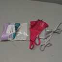 Pack of 6 Women Lacy G-String Thongs No Show Panties Sexy Underwear Assorted Lace Pattern and Colors (Small)