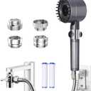 Sink Hose Sprayer Attachment for Faucet - Tub Faucet Sprayer Attachment with 6 Adapters for Hair Washing, Pet Dog Rinse, Baby Bath, ON/OFF Hose Extension for Laundryroom, Bathroom, Utility Sink