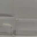 Acrylic Spice Rack Wall Mount-9 Inch, Clear Spice Shelf Storage Holder, 2 Pack Hanging Seasoning Rack Organizer for Cabinet Door, Cupboard or Wall Kitchen (Adhesive or Screw)