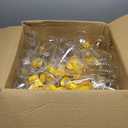 Tioncy 120 Pcs Clear Plastic Honey Bottles 16 Oz Honey Jars with Lids Honey Bottle Containers Empty Honey Bear Bottle Squeeze Honey Bottle for Easy Storing and Dispensing