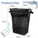Braveboy 400226 532400226 Lawn Tractor Grass Catcher Container Bag Compatible with Husqvarna/Craftsman/Poulan Replaces 960730028, 966529103, G483ST, RZ30, RZ3016 for Dixon Riding Lawn Mowers (3 Pack)