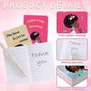20 Pcs Black Girl Journal Mini Black Women Notebooks African American Inspirational Notebook Lined Pocket Notepad Motivational Gifts for Students Teachers Nurse Writing Composition School Office