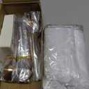 Roshtia 50 Sets Rose Flower Shaped Tea Spoons Wedding Favor for Guests 5.2" Flower Dessert Mini Teaspoon with 50 Gift Tag and 50 Organza Bag for Tea Party Bridal Shower Guest Souvenir (Rose Gold)