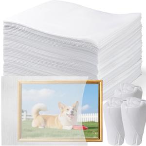 12"X 16" Packing Foam Pouches, 100 Pack Large Cushion Foam Pouches, Moving Cushion Wrap Pouch Protect Cups, crafts and Dishes- Ideal Packing Cushioning Bags for Moving, Packaging, Storage