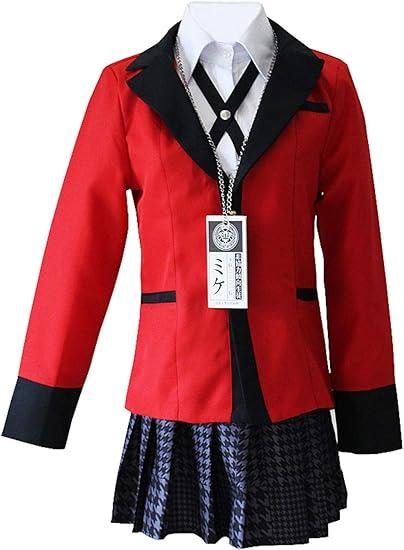 Yumeko Jabami Costume School Uniforms Anime Cosplay Party Full Set, S