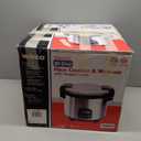 Winco Commercial-Grade Electric Rice Cooker with Hinged Cover, 30 Cup