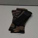 INDEEMAX Ankle Brace for Women & Men, Ankle Compression Sleeve Support Copper Infused Ankle Brace for Sprained Ankle, Plantar Fasciitis Sports, Achilles Tendonitis Pain Relief, Copper Black, M