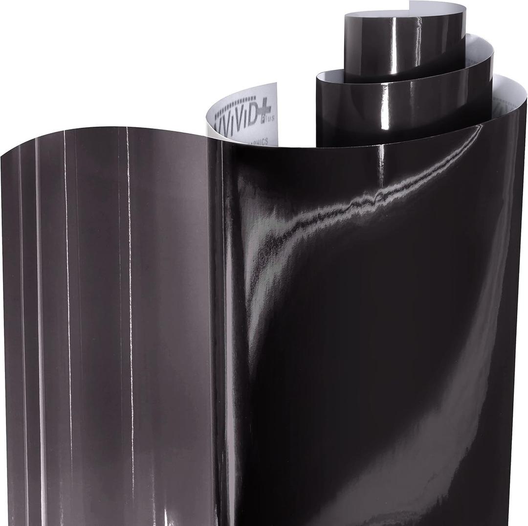 VViViD Air-Tint Dark Black Headlight Taillight Tint Air-Release Vinyl Wrap Film Roll (17.75" x 5ft)